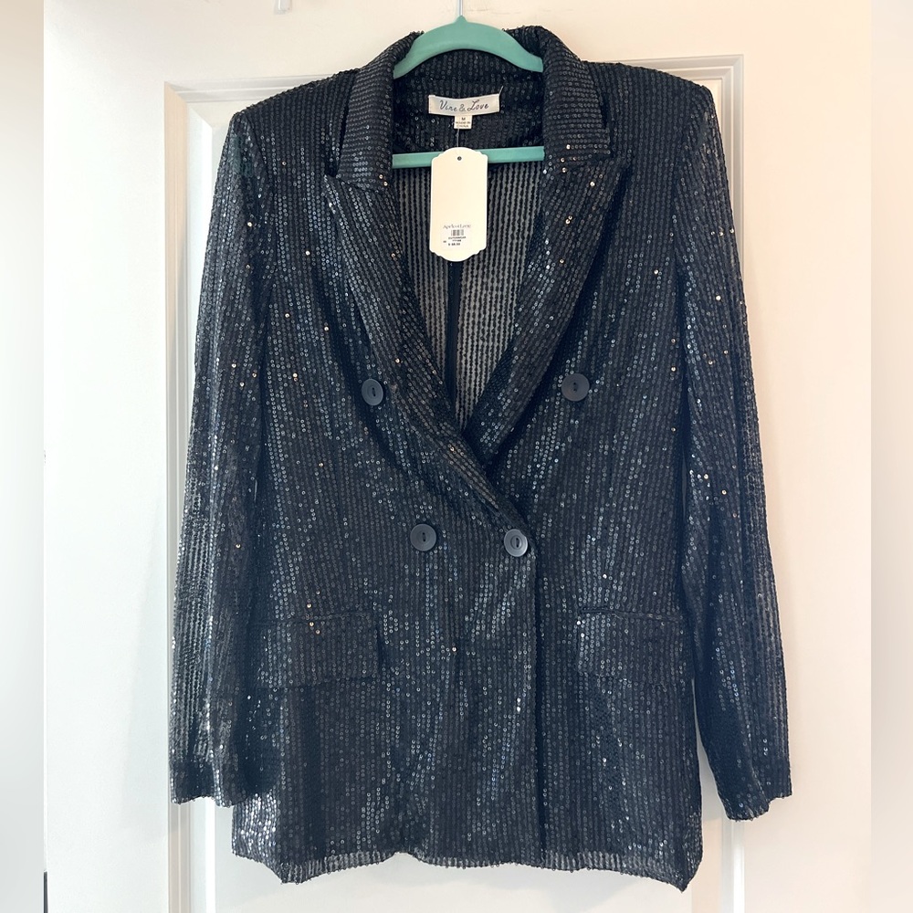 NWT Sequin Blazer (M)
